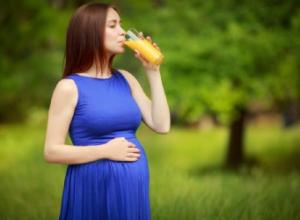 Zumo de naranja para el embarazo 