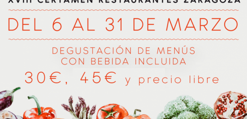 Certamen de Restaurantes de Zaragoza 2017