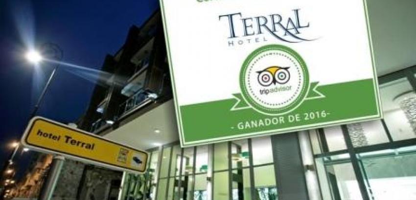 Hotel Terral recibe certificado de Excelencia de Tripadvisor