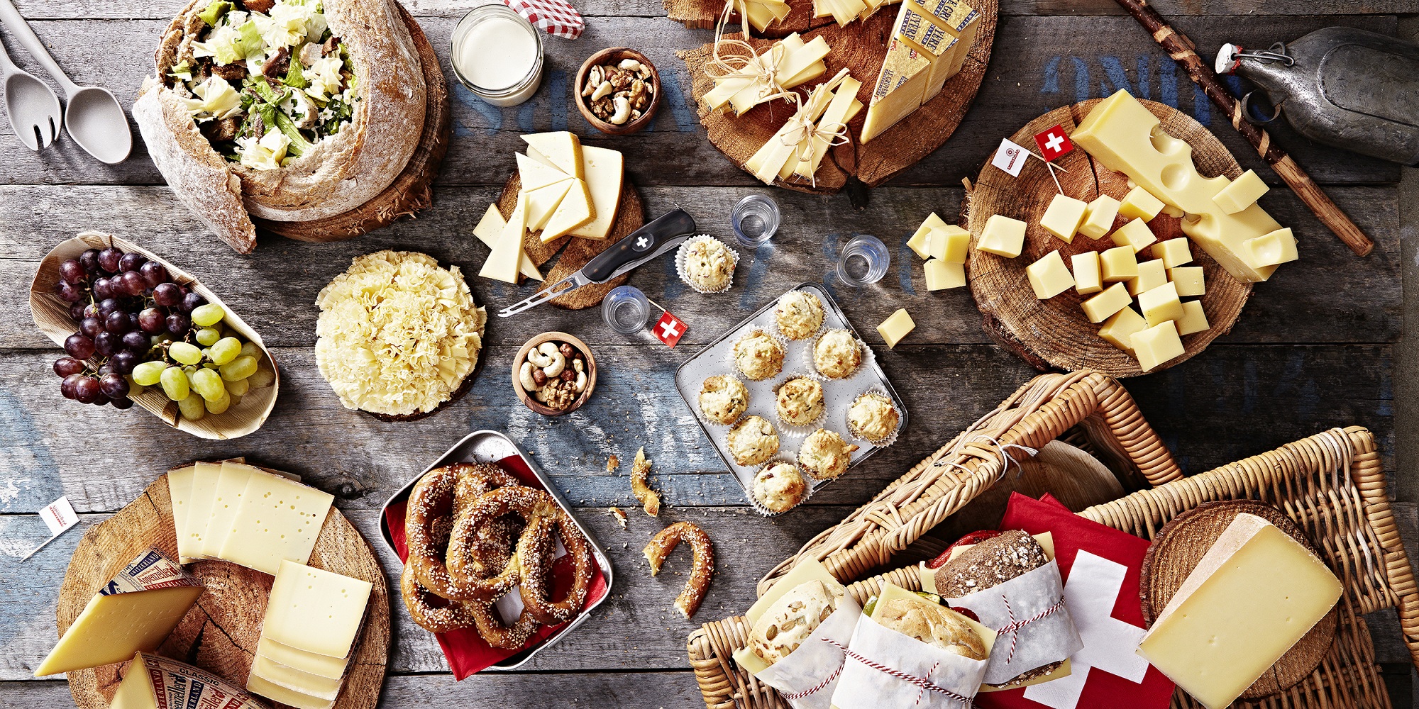 quesos suizos