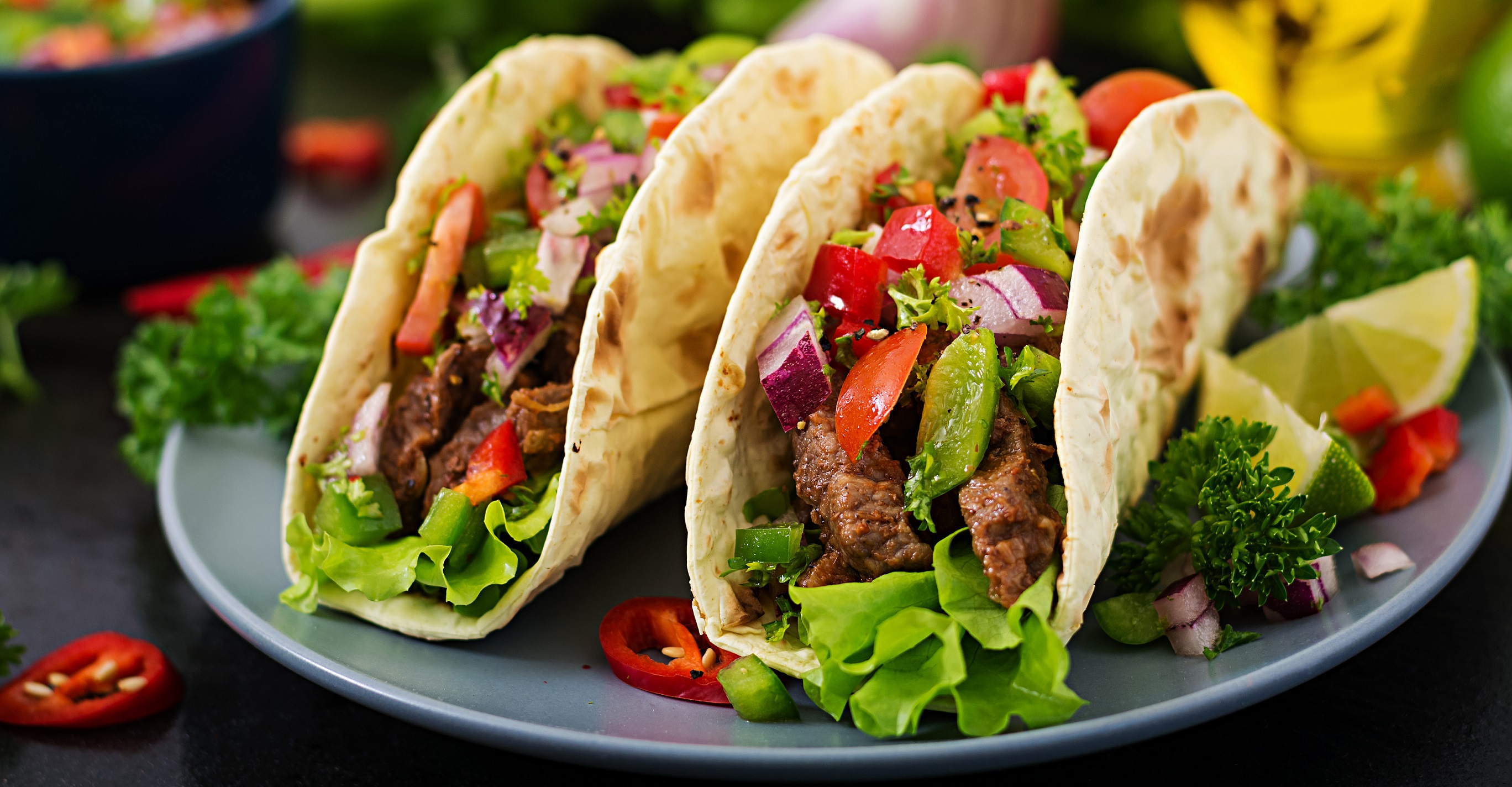 La Única-taco-mexicano