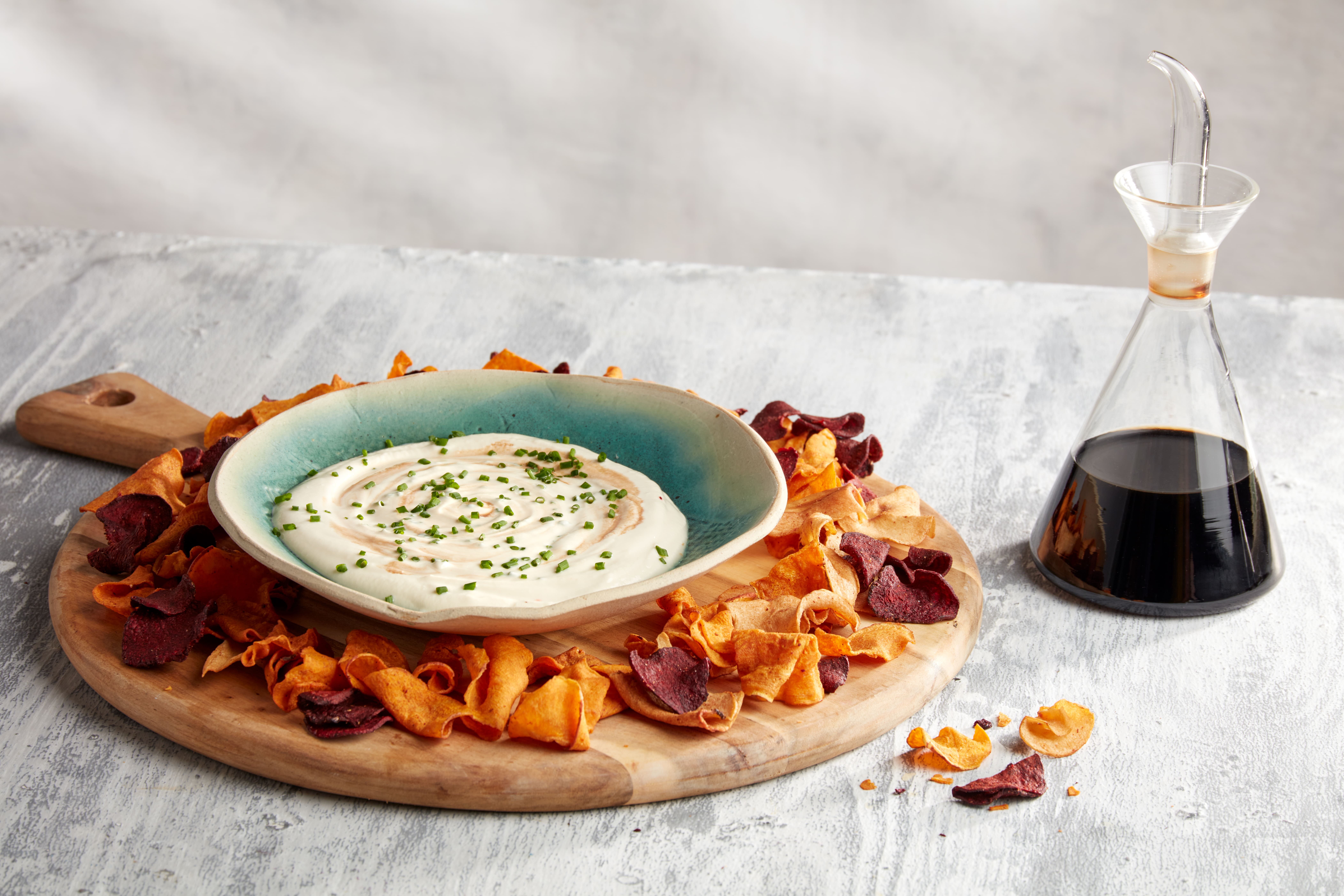 Receta Dip de queso feta y Vinagre de Jerez al Pedro Ximénez