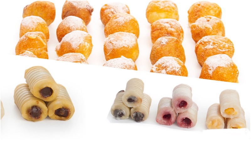 buñuelos y huesos de santo