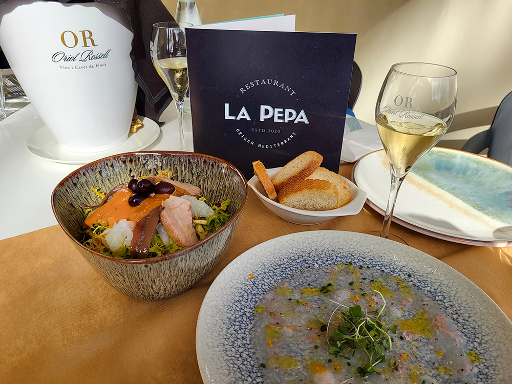 Platos de cocina de La Pepa.