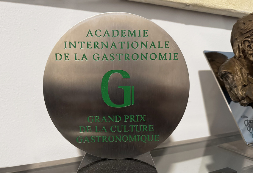 Grand Prix de la la Culture Gastronomique de la Academia Internacional de Gastronomía. (Foto: Rafael Ansón)