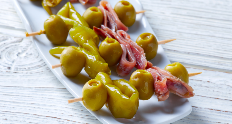 Gilda aceituna anchoa piparra