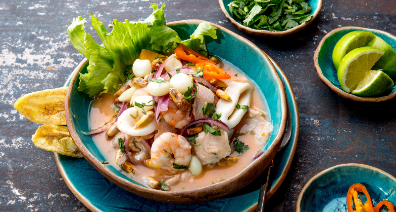 gastronomía peruana ceviche