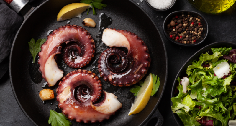 pulpo salteado