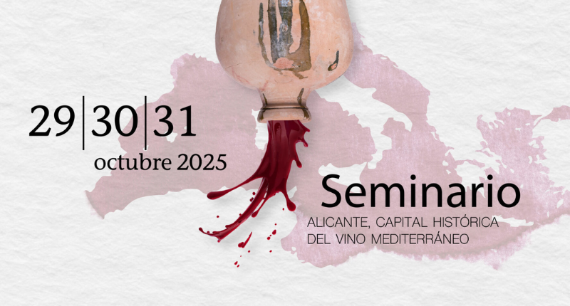 cartel congreso Alicante capital histórica del vino mediterráneo