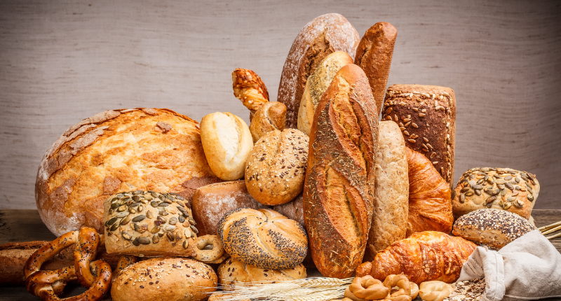 variedad de pan