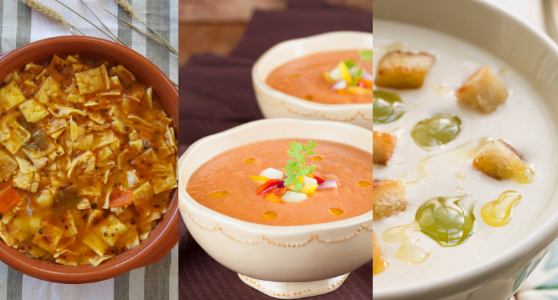 Tipos de gazpacho español
