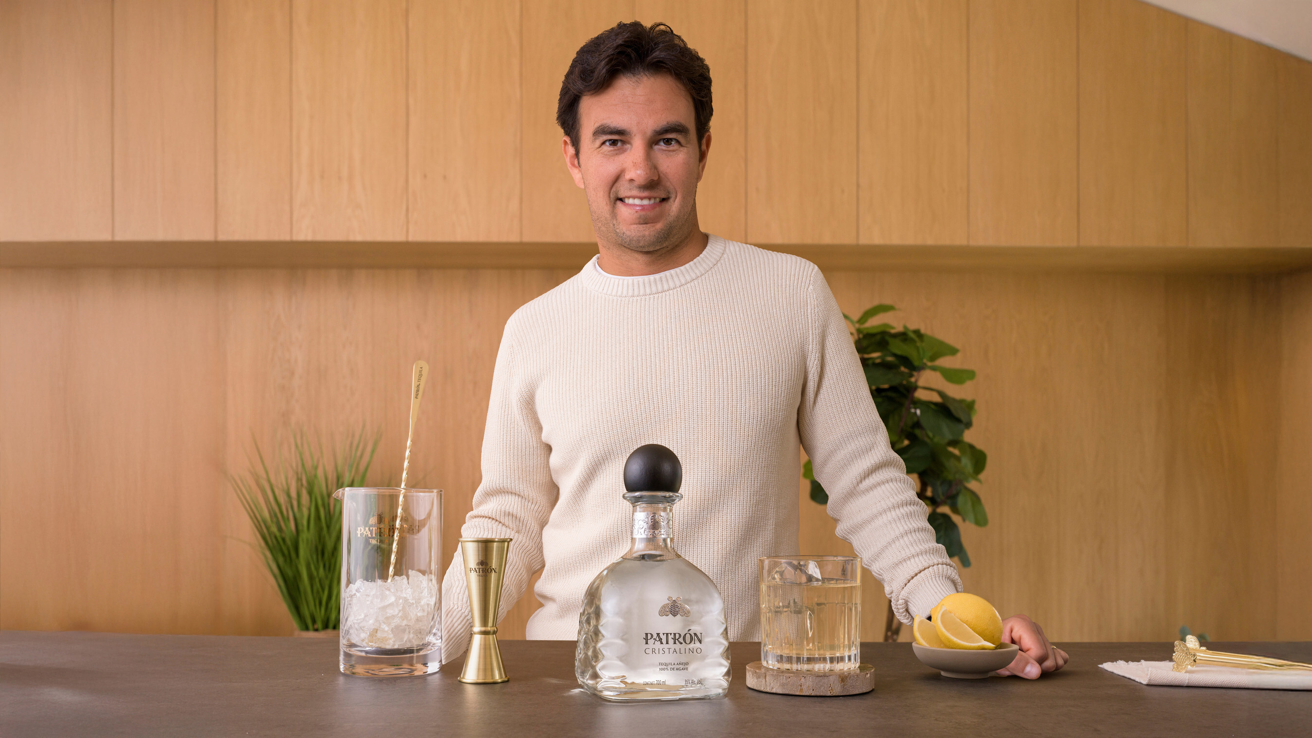 Checo Perez tequila Patrón