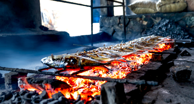 pescado barbacoa