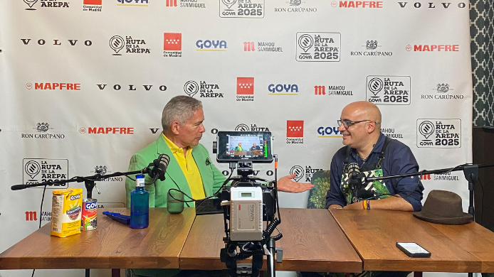 Presentación de la Ruta de la Arepa 2025 con Boris Izaguirre y Ernesto Lotitto