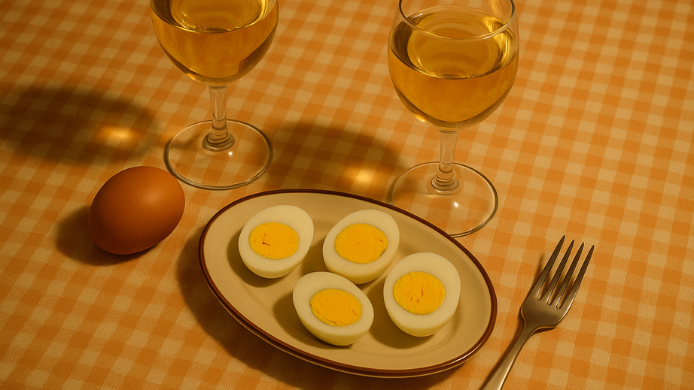 La dieta del huevo y el vino