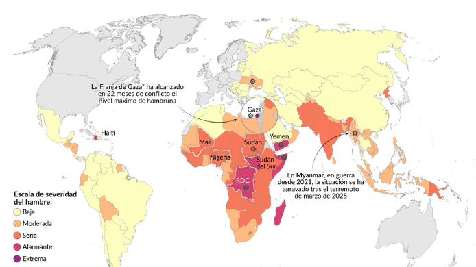 el Hambre de Acción contra el Hambre por el Día de la Alimentación