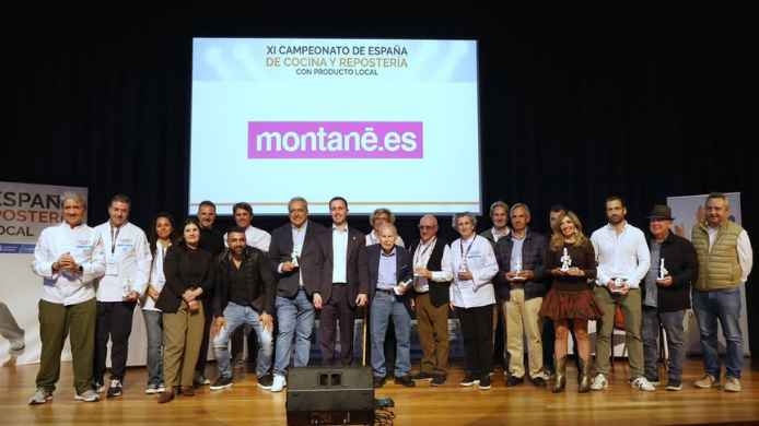 Ganadores y homenajeados del XI Campeonato Nacional de Cocina y Repostería