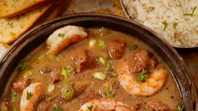 El gumbo es la receta de Acción de Gracias en Luisiana