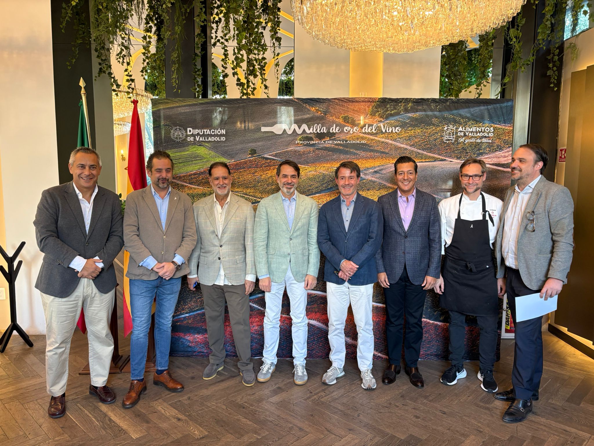 Presentación vinos de Valladolid en México