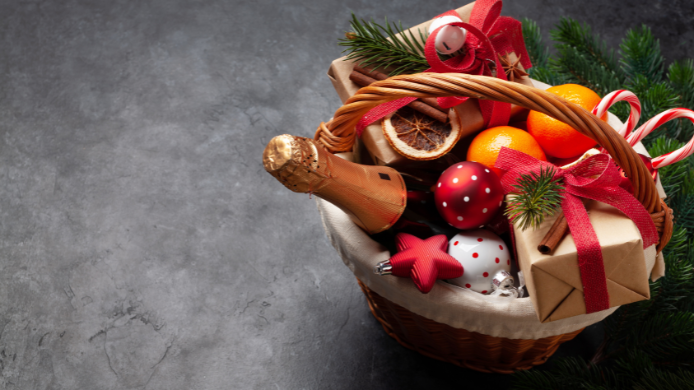 cesta de Navidad de Inditex