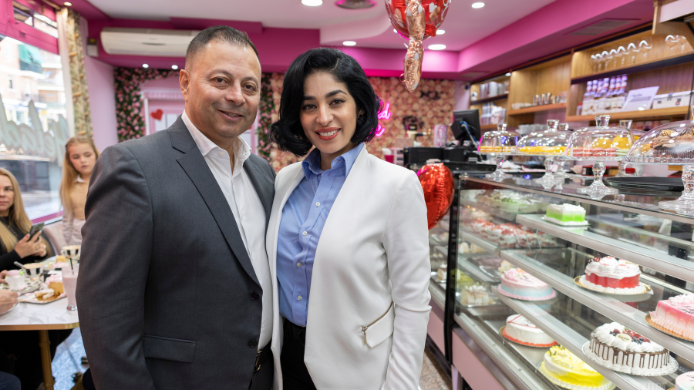 José Humberto Rodríguez y su mujer Beatriz, en Josepan