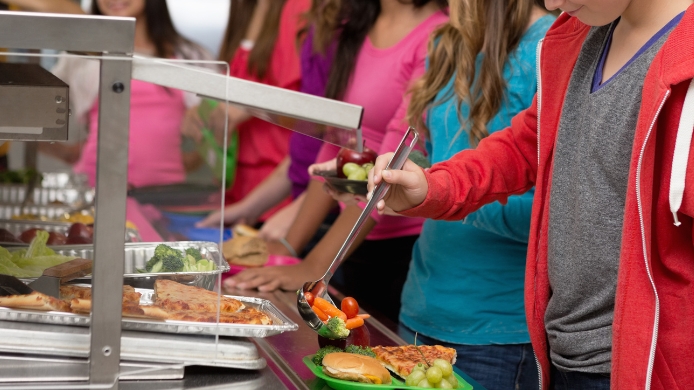 alimentación escolar verduras