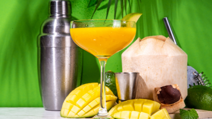 cócteles con mango