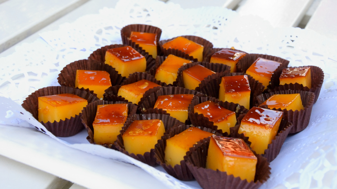 Bandeja con tocino de cielo