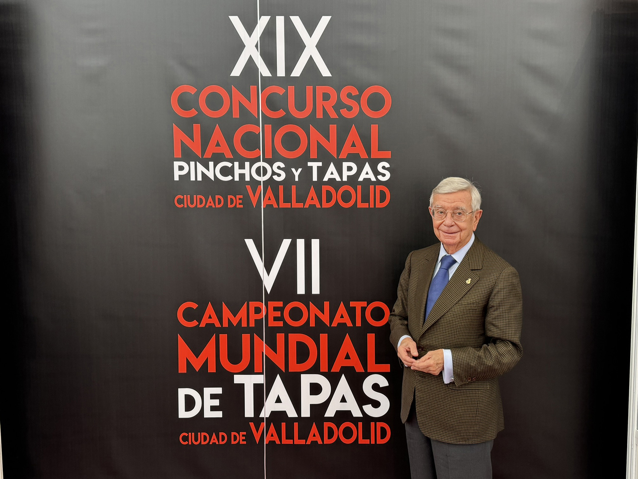 Rafael Ansón en el VII Campeonato Mundial de Tapas y el XIX Concurso Nacional de Pinchos y Tapas de Valladolid.
