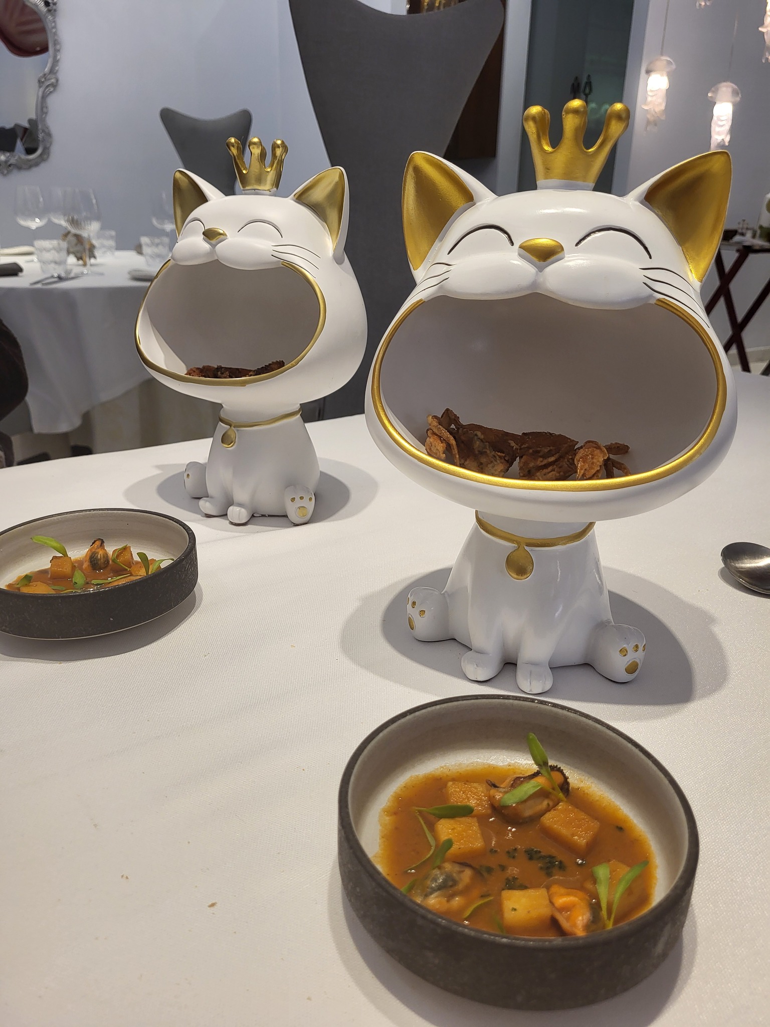 Cocina creativa del chef de Macarrilla Restaurant