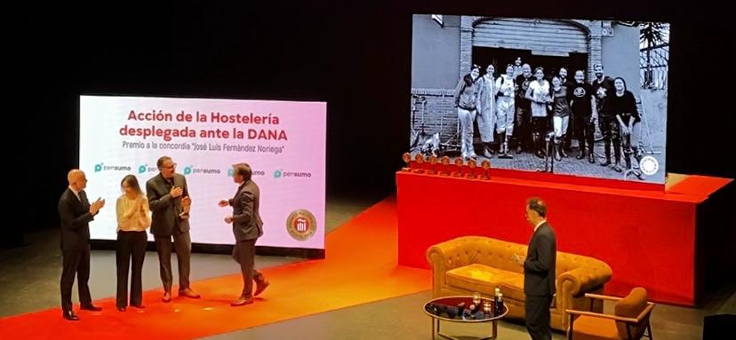Premio para Acción de la Hostelería desplegada ante la DANA