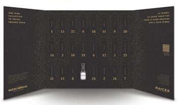 Calendario de Adviento vino