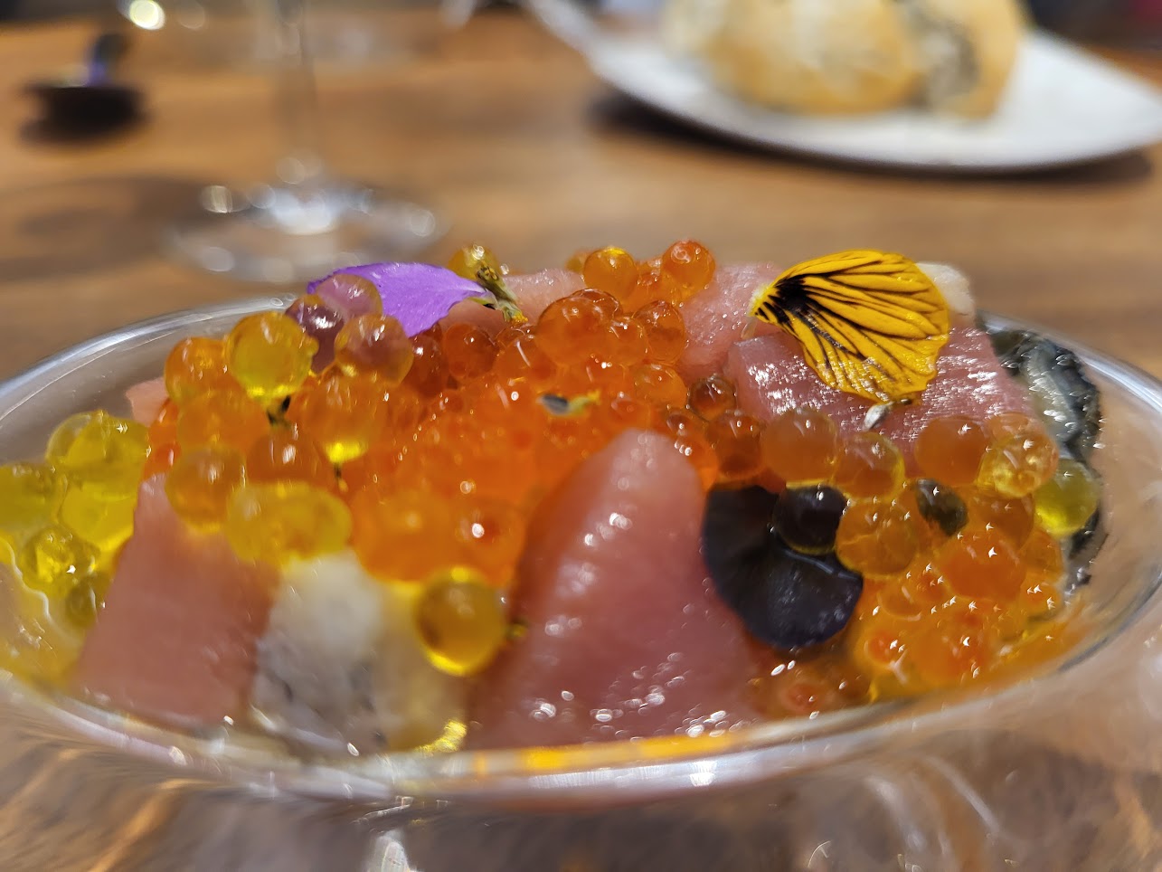 Plato de caviar de esturión de Sarrión