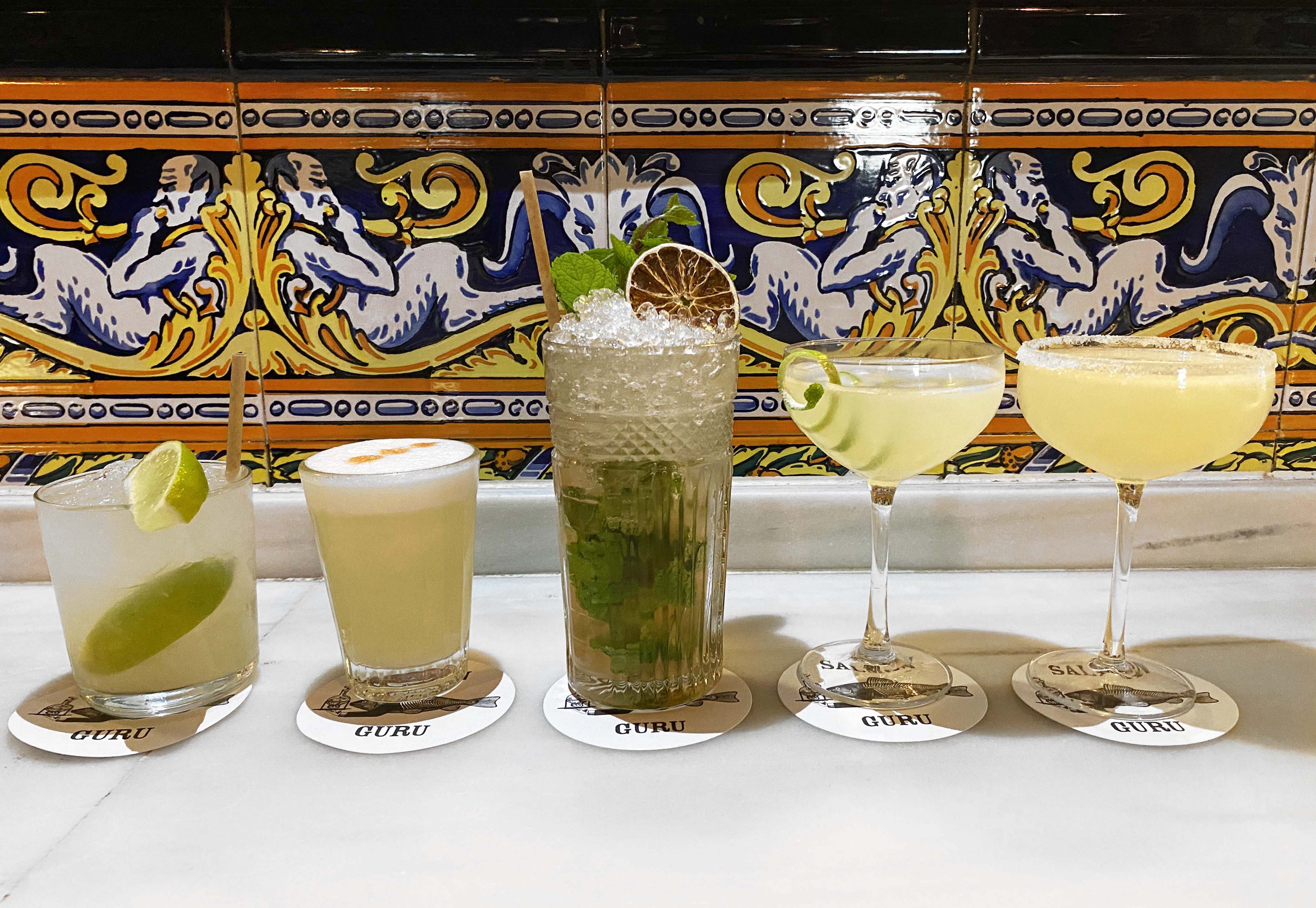5 cocteles bebidas iberoamericanas