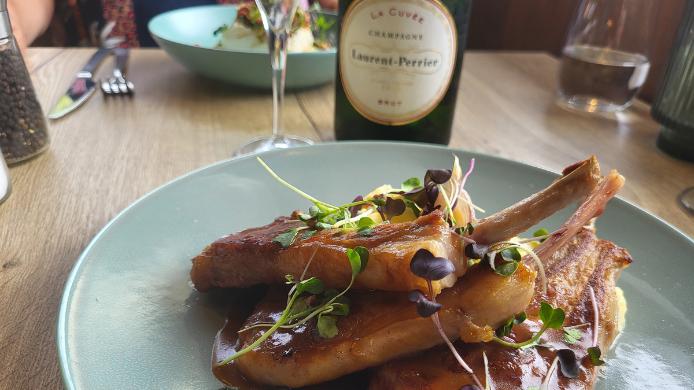 Gastronomía del restaurante parisíno