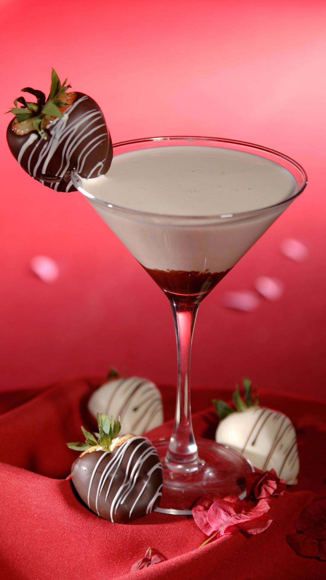 cócteles con chocolate blanco