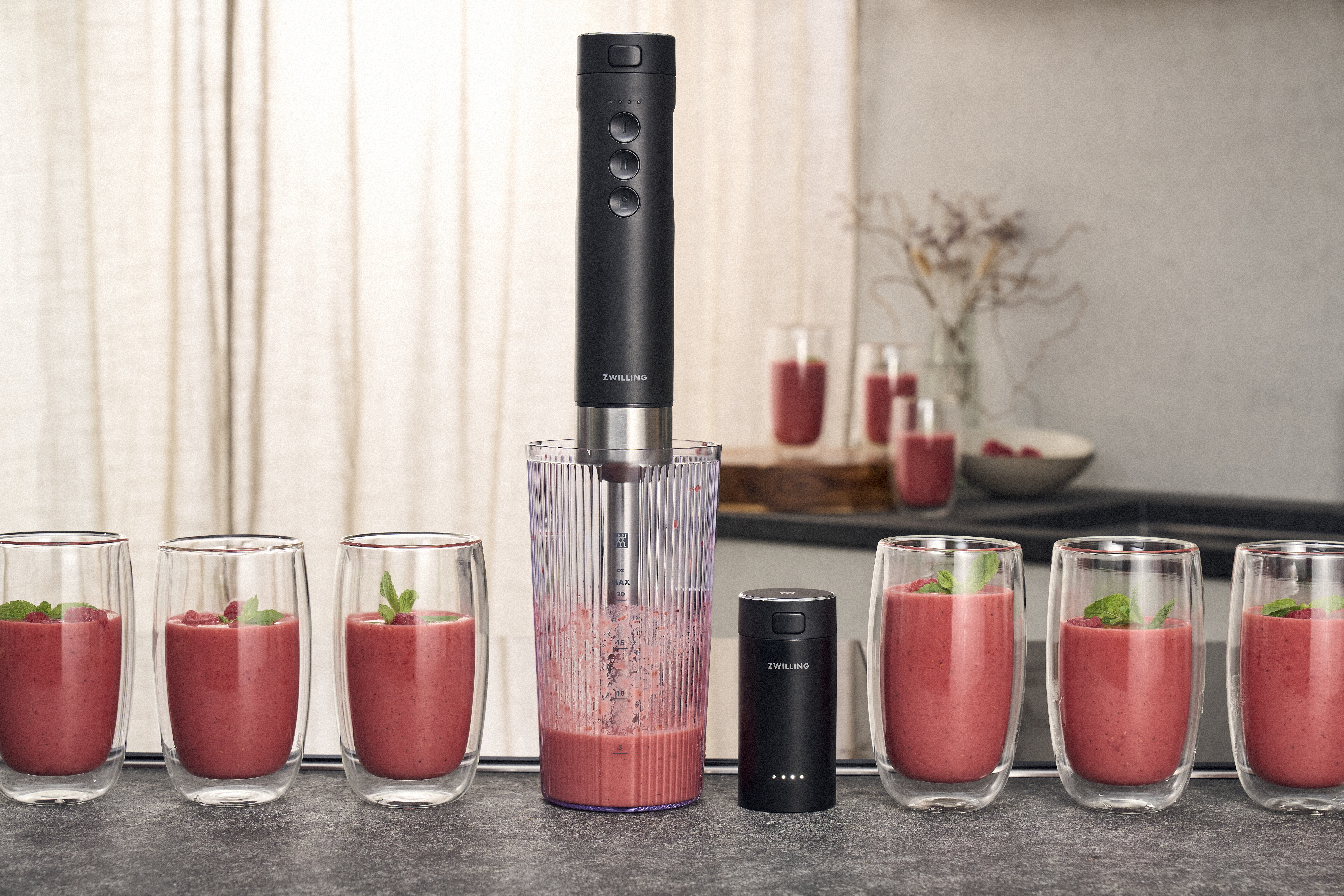 coctelería batidora de mano