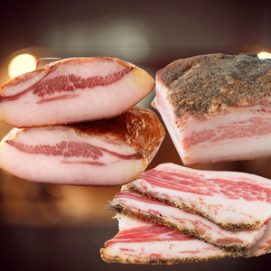 guanciale y papada ibérica