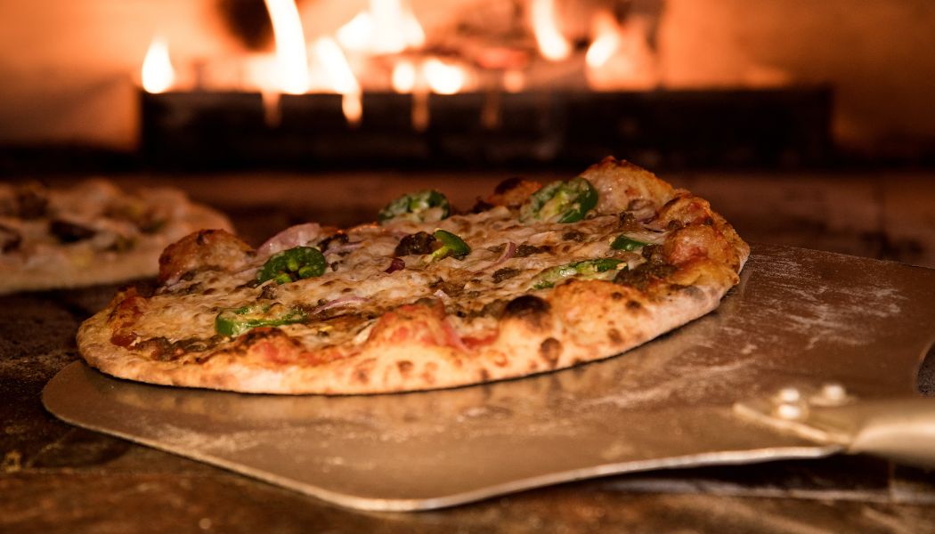 pizza en el horno
