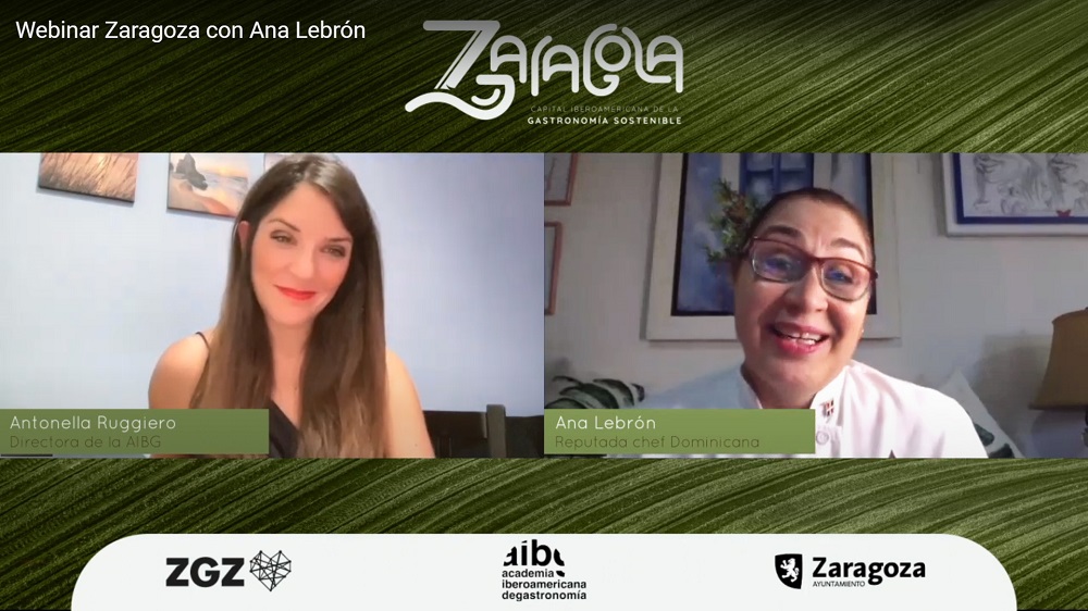 Webinar de Zaragoza Sostenible con Antonella Ruggiero y Ana Lebrón.
