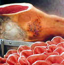 Prosciutto, el nombre italiano del jamón