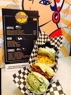 La Arepera en Mercado de San Ildefonso: fusión entre gastronomía venezolana y española