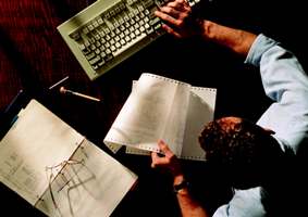 Los registros en un restaurante