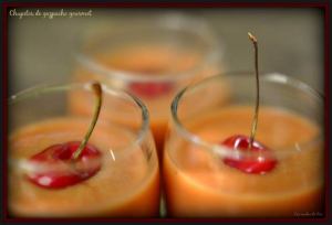Chupitos de gazpacho gourmet