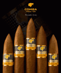 Cohiba Piramides Extra, el primer figurado en la gama permanente de Cohiba