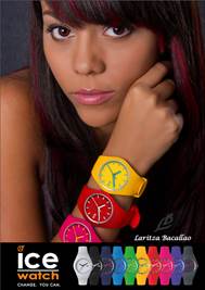 Laritza Bacallao, embajadora de la marca de relojes Ice Watch