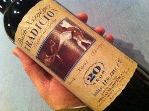 Premio “Alimentos de España al Mejor Vino, año 2015” a Bodegas Tradición, de Jerez de la Frontera
