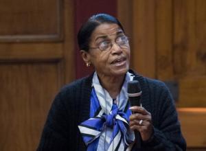 FOTOGRAFIA: Mª Esther Abreu (SCWC BCN 2022). Profesora y gran científica cubana. Presidenta del Science and Cooking World Congress Barcelona- La Habana.