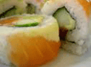 Sushi de pepino y ahumados