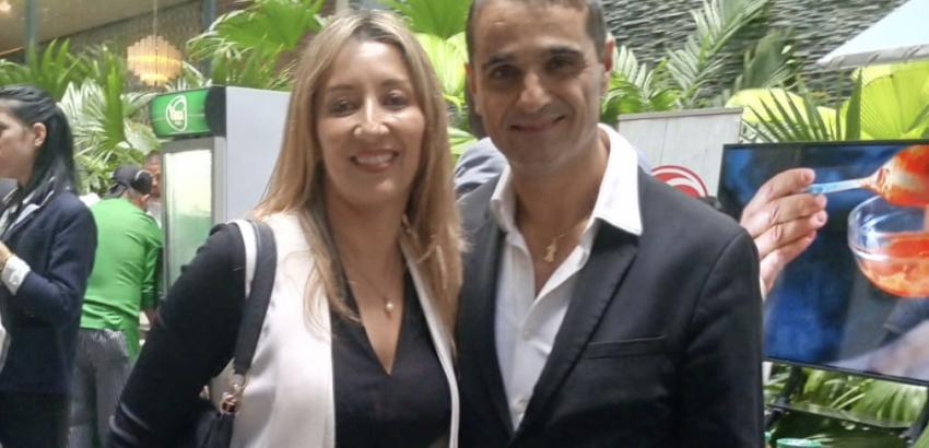 señor Ángel Martín Peccis, Embajador de España en Cuba Y su esposa